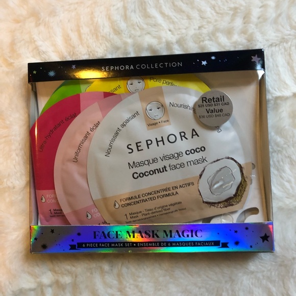 Sephora Other - 🆕🆕 Sephora Face Mask Collection Set of 6